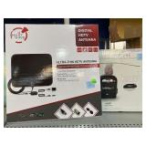 Portable power vac and digital hdtv antenna