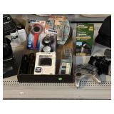 Dashcam witness camera in box, headphones, gaming