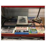 Assorted poster prints. Airlines, Texaco and more