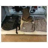 Regent checker chef pants, Brahma boots and
