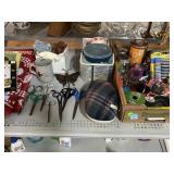 Candle cans, scissors, mary engelbreit art