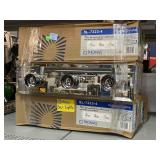 10 thomas lighting polished chrome vanity bars.