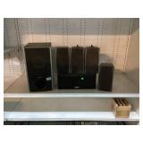 Kenwood and speaker set w/sony speaker