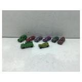 Vintage Small toy cars. Some marked tootsie toy.