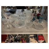Decorative Pressed and etched glass.