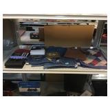 Denim and quilt craft placemats, 2 eclipse