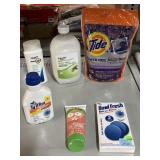 Household soaps and cleaners