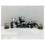 Panda figure collection.