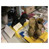 2 pair combat boots