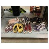 Assorted shoes. Crocs, Vans, Puma