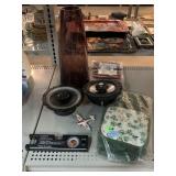 Level, speaker inserts, vase & more