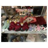 Porcelain clown dolls & more