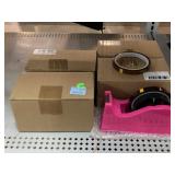 4 boxes ribbons & dispenser