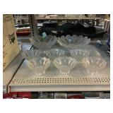 Decorative glassware set.