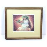 Signed Angela Kanas Fine Art Print On Paper.