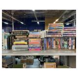 VHS tapes & books, assorted