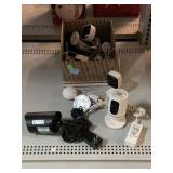 Assorted security cameras.