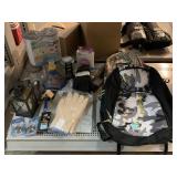 Backpacks, gloves and household decor items.