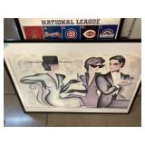 1985 Signed Wall Art. Approx 41 x 31.
