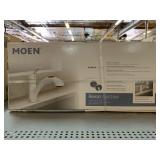 MOEN Renzo powerclean glacier finish faucet.