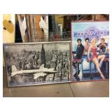 Framed Celebrity Hollywood Poster and DC-4 over