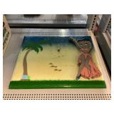 Handcrafted Betty Boop Clock. Made in 2000.