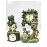 Animal clocks, Koalas & zebra