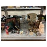 Navy mugs, mini flags, stash book and household