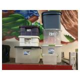 Sterilite, Rubbermaid and other storage bins with