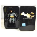 Batman 75th Anniversary action figure in tin