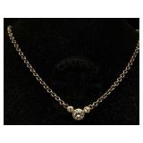 Sterling Silver Ralph Lauren Necklace, Tw 9.3g,