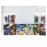 Star Trek glass collection, Kirk, Spock, Uhura,