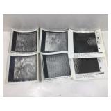 Vtg Mariner IV photos/images of Mars, black &