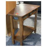 Small End Table with Slate Accents Item 11