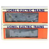 2 NIB Lionel Santa Fe Bunk O Gauge Train Cars