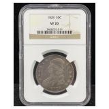 1828 Silver Capped Bust, Ngc Vf20