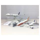 3 Model Airplanes All Missing Pieces or For
