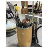 Yard Tools, Garden Hose, Empty 404A Tank with
