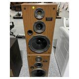 Pair Technics SB-CR77 Speakers no dust covers