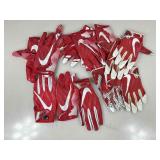 7 Pairs Nike Football Gloves. 6 size 3XL 1 4XL.