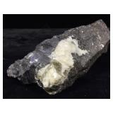 Rough Speckled Galena w/ Quartz Mineral 6x3x5