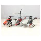 3 Blade Mini Helicopters. No Controllers
