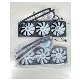 2 Dark flash modd DG360 water cooler pc fan unit
