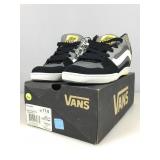 Vans shoe sneaker, black/grey/white, sz 11