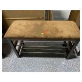 3ft Padded Bench with Shoe Storage Item 69