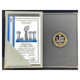 Le Nfl Game Coin #150 W/silver-plated &