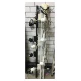 3 Track light bars w/lights, approx 47in long