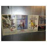4 Original One Sheet Movie Posters 27x41 Folded