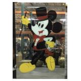 Large Carla B Signed Reversed Etched & Painted
