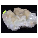 Apophyllite & Peach Stilbite Cluster 7x6.5x2.5 -